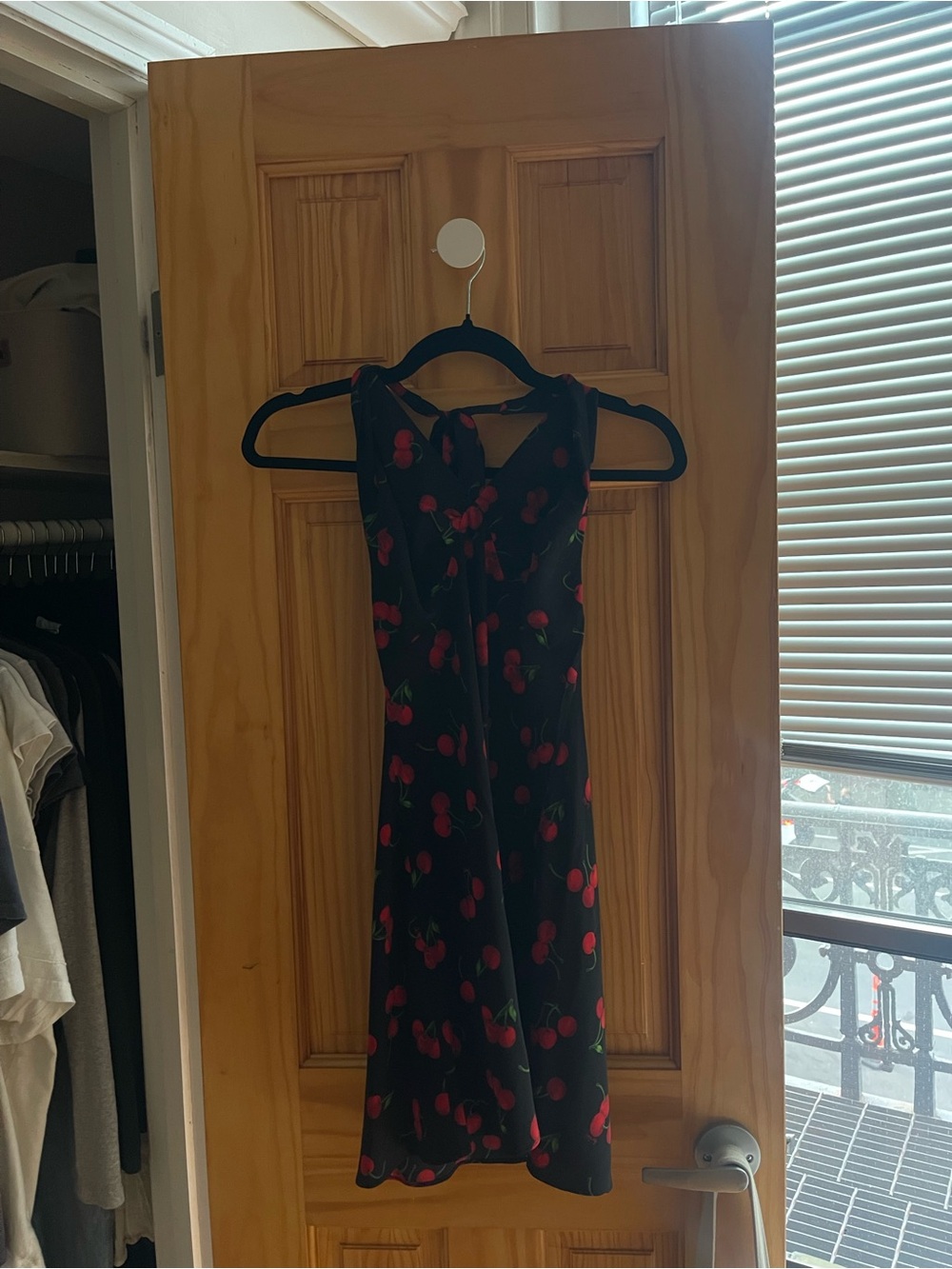 Realisation Par Black Cherry-Print Sleeveless Dress